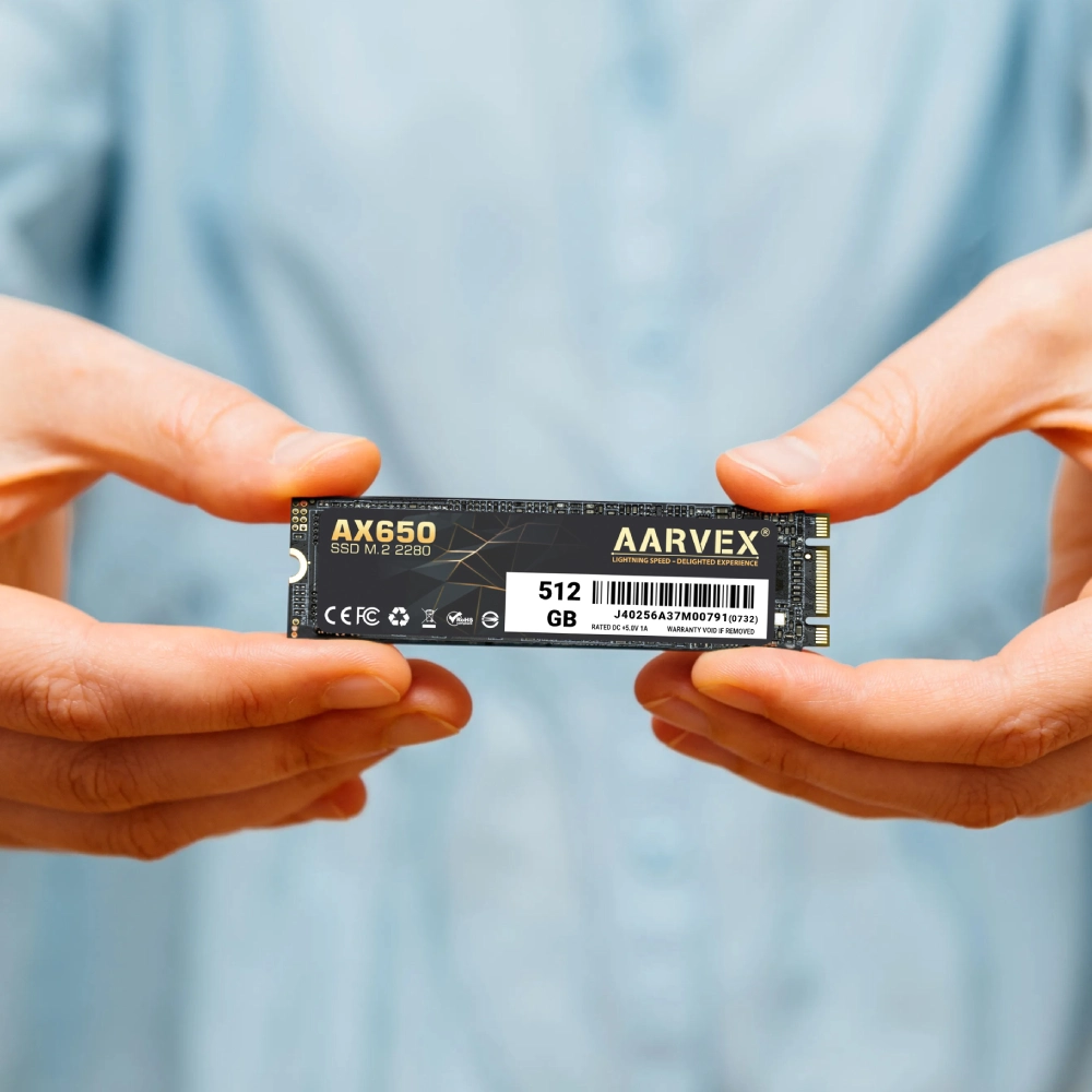 Aarvex Internal SSD AX650 512GB M.2 view 4